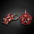 Earrings "Luxury (Ruby)" with Swarovski™ crystals